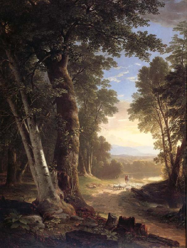 Asher Brown Durand Les hetres oil painting image